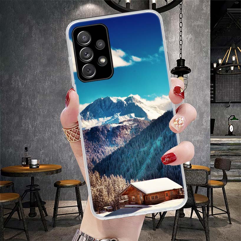 Mountain Peak Forest Soft Phone Case For Samsung Galaxy S22 S23 S24 S25 Edge S26 Ultra S20 FE S21 Plus + Fundas Coque Galaxy S20