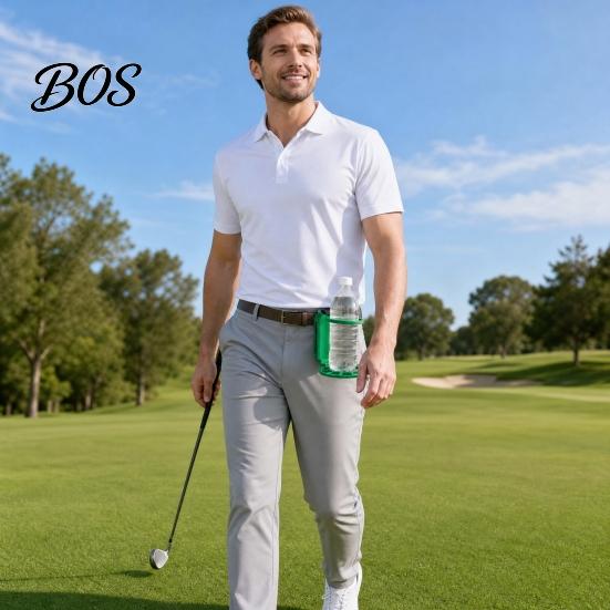 Compact Beverage Holder Foldable Belt Holder, Hands Free Drink Carrier Clip for Outdoor Travel, Portable Cup Caddy Sports Game Hiking Concert