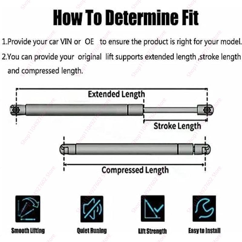 For SUZUKI SWIFT 2010-2017 Hatchback Rear Tailgate Boot Gas Strut Lift Support Spring Shocks Damper 8185068840 Car Accessories