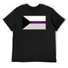 Demisexual Pride Flag T-Shirt Designer Shirts Oversized T Shirt Personalized T-shirt Cheap Stuff Shirts Graphic Tee Men