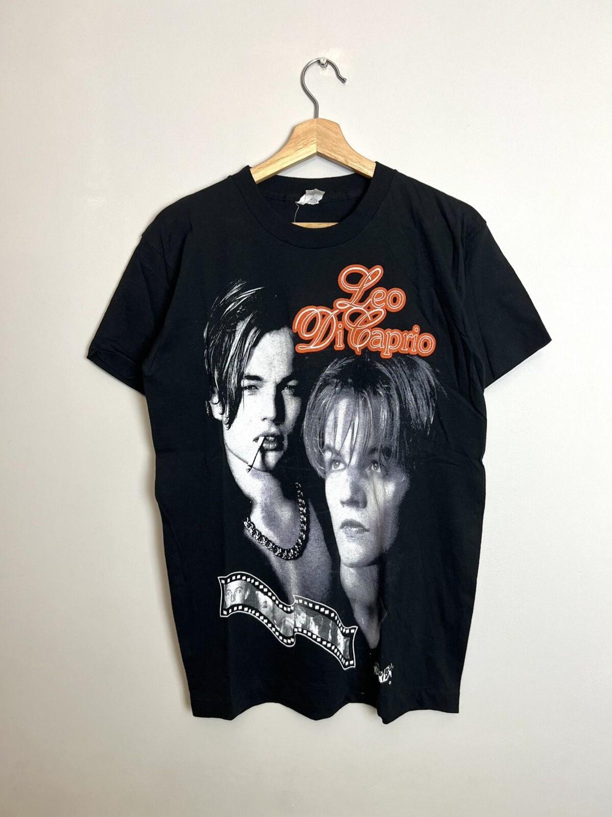 Vintage 90s Leonardo Dicaprio Leo Movie Rap Tee Rare Hype Unisex T-Shirt XXXXL