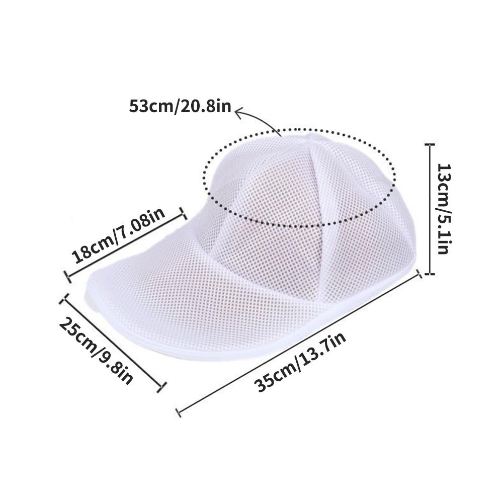 1PC Hat Laundry Bag To Prevent Deformation - Hat Cleaning And Care Bag - Machine Washable Mesh Bag - Portable For Home Use