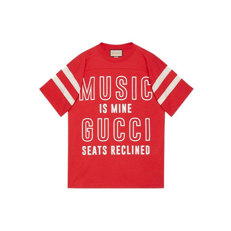 GUCCI T Shirts Men`s Red Crew