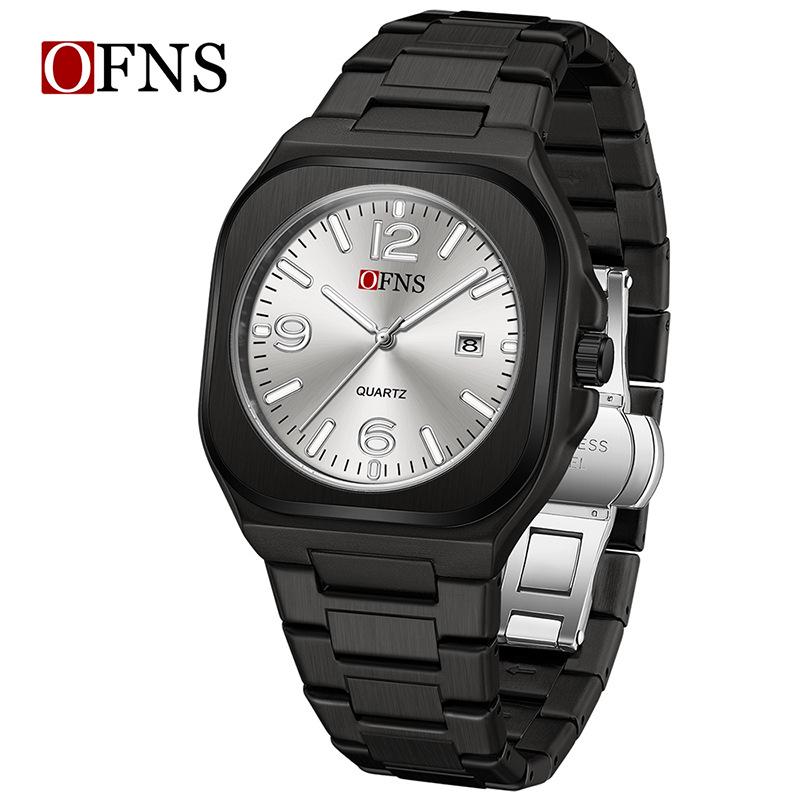 Ofns Men's Waterproof Business Watch, Bestseller, Square/Round Dial, Classic Single Calendar