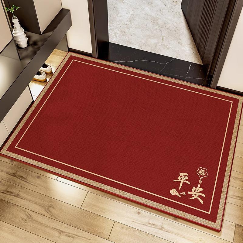 Crystal Velvet Floor Mat Entry Door Dirt-Resistant Household Door Dust Removal Non-Slip Mat Door Easy To Take Care Of Foot Pad