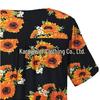 Women Casual Floral Print Short Sleeve Henry Shirt Summer 2025