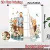 2pcs, 2D FLAT PRINTING Curtains (Without Rod) Animal Ark Fashionable Popular Curtains Versatile Polyester Curtains Home Decor