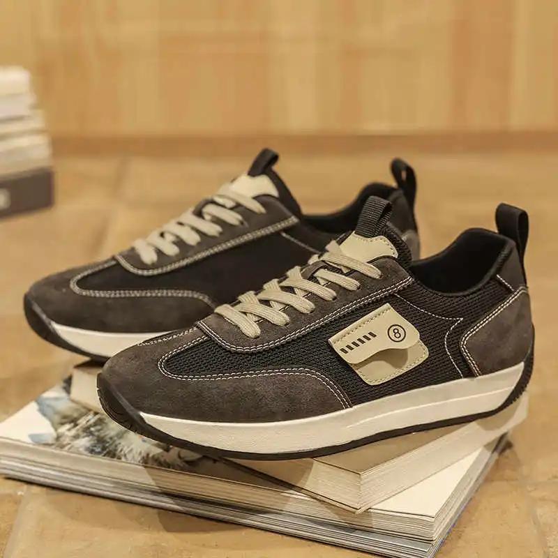Fashion Laced Rubber Sole Stylish Men's Sneakers Casual Men's Shoes For Men Designer Boots Men Sports Beskets Footwear Kawaiis