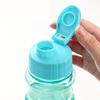 550ml Portable Plastic Water Bottle Sports Cup With Anti Drop Rope Outdoor Water Container Color Transparent Pet Flip Cover