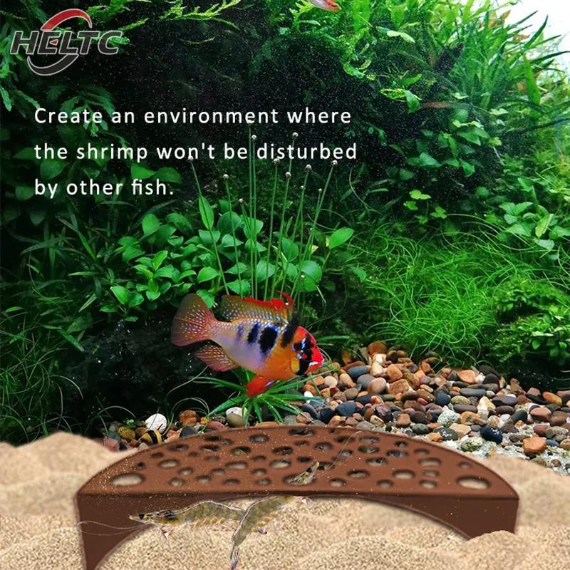 Aquarium Hide Shelter Fish Tank Shrimp Breeding Cave Shrimp Protector Fish Tunnel Underwater Habitat Hideout For Play And Rest