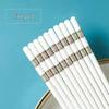 Premium Mold-Proof, Anti-Slip, High-Temp Resistant Bone China Ceramic Chopsticks
