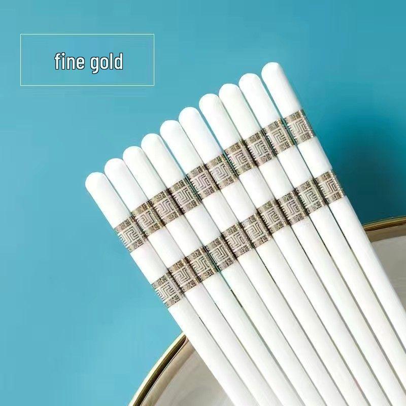 Premium Mold-Proof, Anti-Slip, High-Temp Resistant Bone China Ceramic Chopsticks