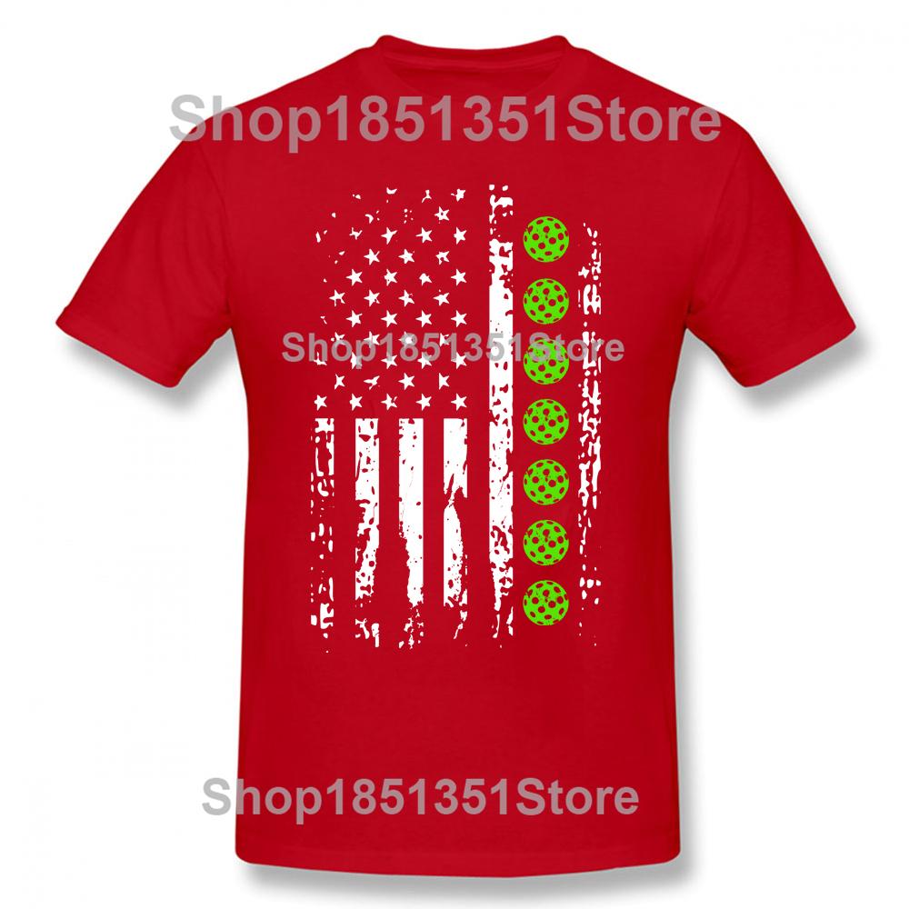 

Funny Flag Pickleball Player T Shirts Graphic Cotton Streetwear Short Sleeve Birthday Gifts Summer Style Tshirt Mens Clothing S
