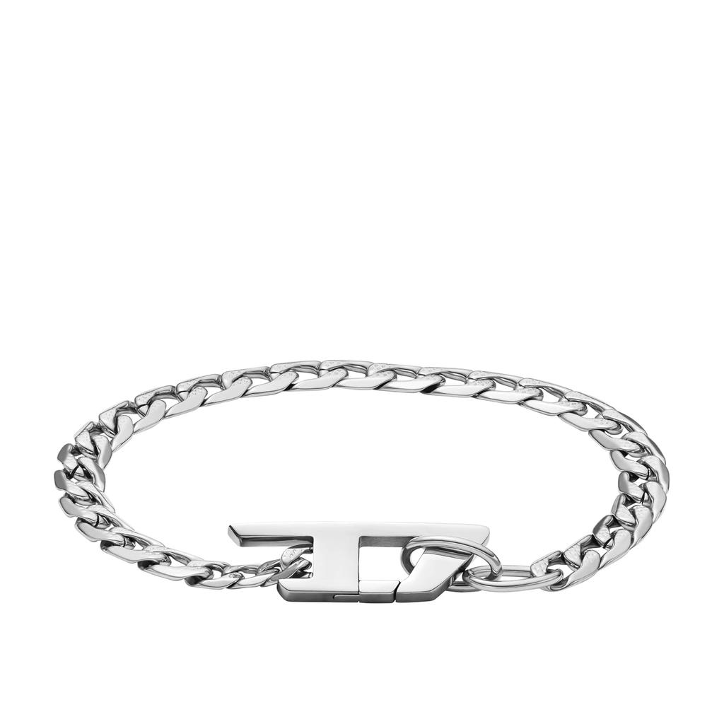 Diesel Stainless Steel Bracelet Men One Size No Gemstones