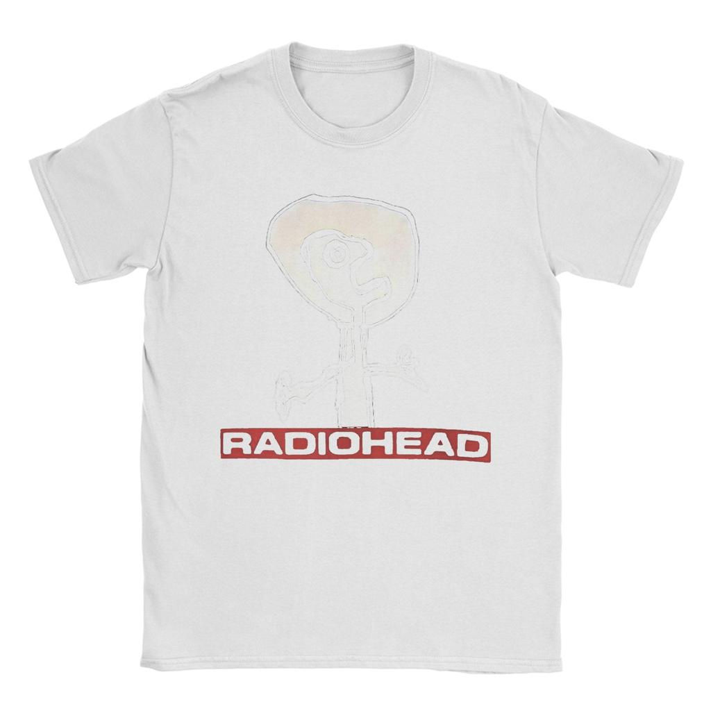 Men's T-Shirts Radiohead The Bends  Fashion 100% Cotton Tee Shirt Short Sleeve 90s Vintage Punk T Shirt Crew Neck Tops Gift Idea