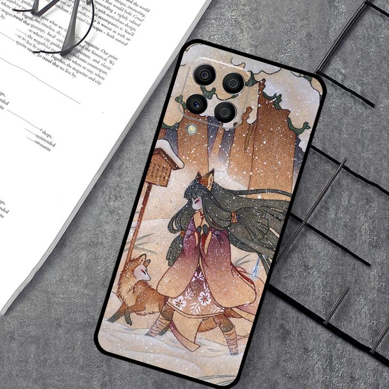 

Kitsune Fox Art Case For Samsung Galaxy M35 M21 M12 M13 M14 M15 M06 M16 M36 M56 M31 M53 M32 M52 M55 M34 M54 Samsung M54