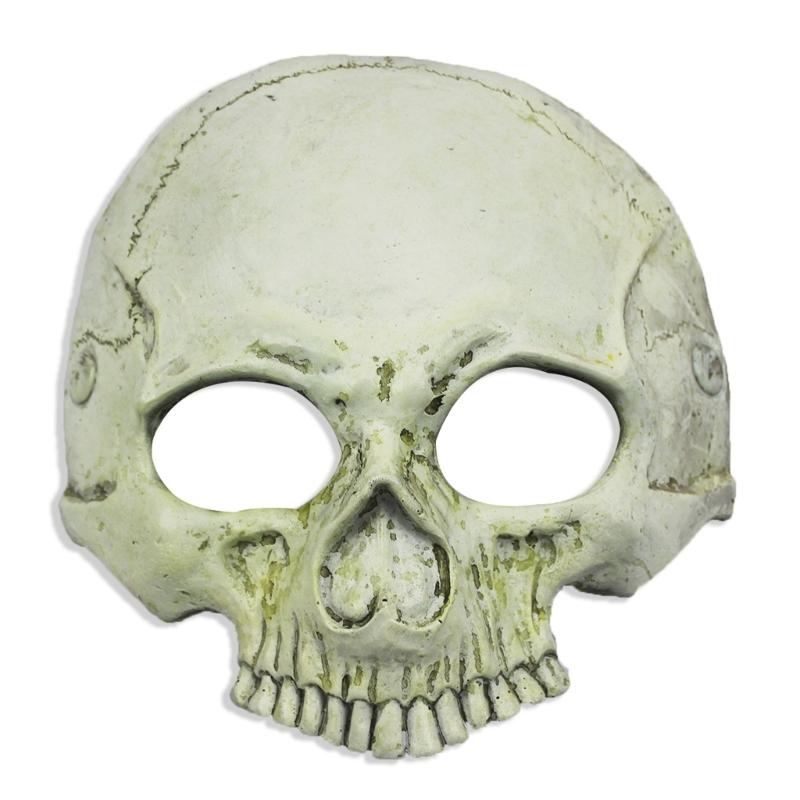 Adult Kids Half Face Skull Mask Skull Skeleton Mask Pu Foaming Skeleton Mask for Halloween Masquerade Cosplay Costume