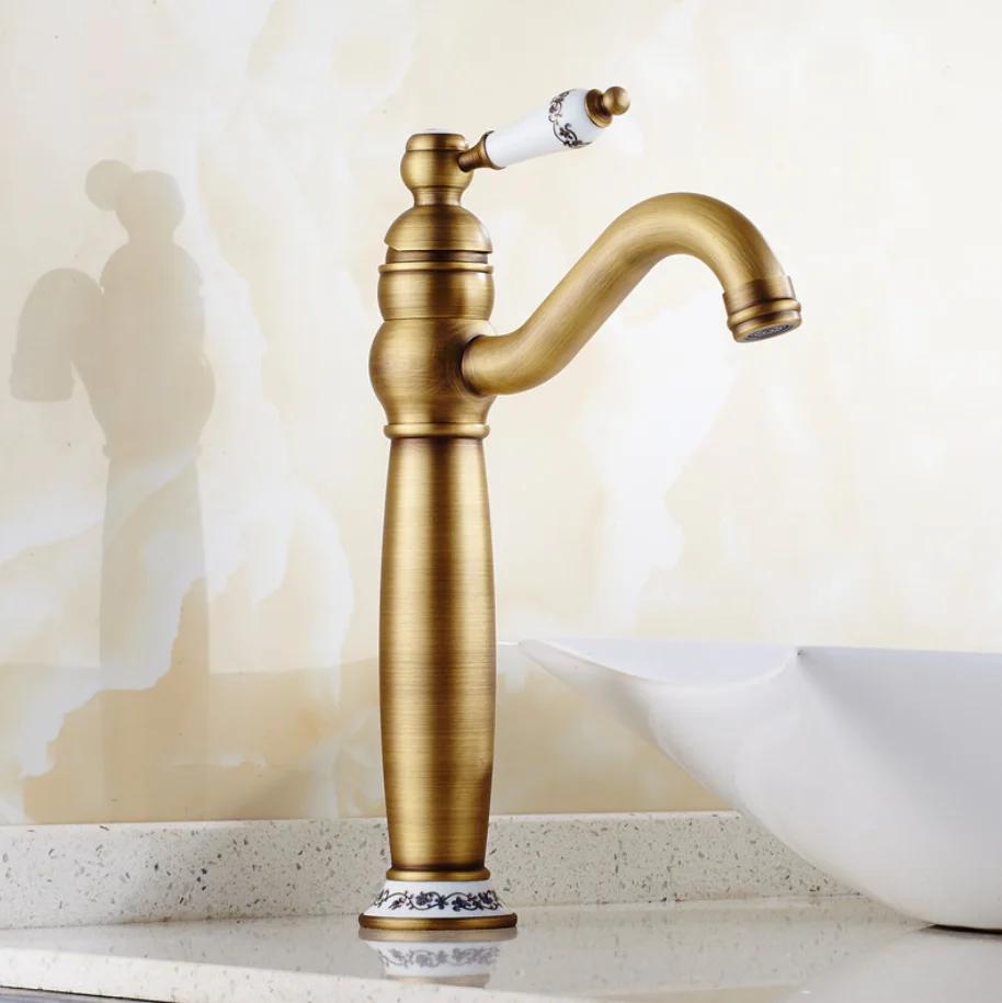 Luxury Polished Rose Golde Bathroom Basin Faucet Mixer Tap Bath Mixer Bathroom Faucet Water Faucet H-2277