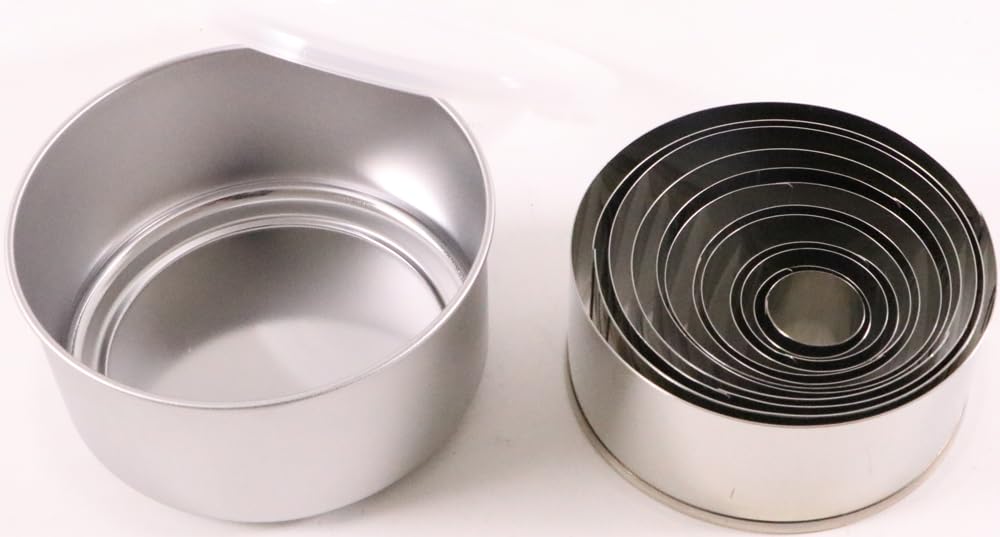 Kanda KD Stainless Steel Made In for Commercial and Home Japanese and Bento Boxes Cutter, Japan, Tsubame-Sanjo, Round, Use, Cuisine, Confectionery,