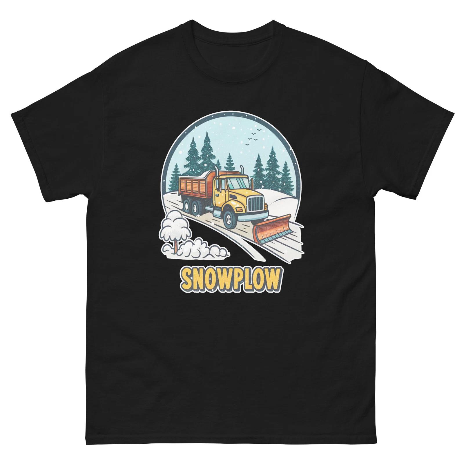 

Snowplow Mountain Ski Resort Town T-Shirt 2XL