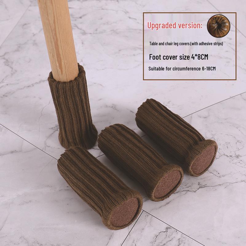 Thickened Non-Slip Chair and Table Leg Covers - Wear-Resistant, Silent Foot Pads for Tables and Chairs