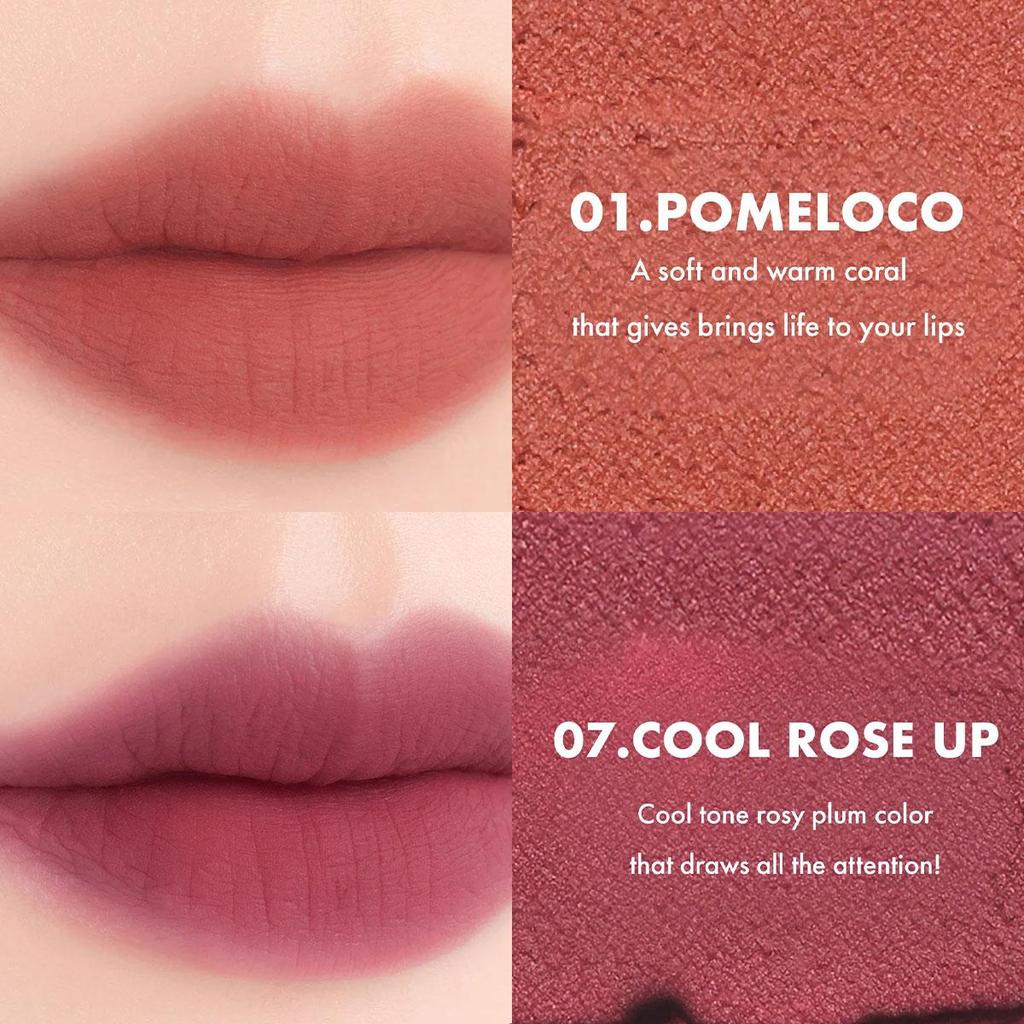 Rom&nd Romand BLUR FUDGE TINT, Aksamitne Matowe Usta 5.0g/0.18oz (7 opcji kolorów)