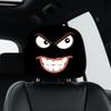Funny Car Headrest Covers 2-Piece Funny Car Headrest Protector For Front Seat Automotive Interior Protector For Comfort Men