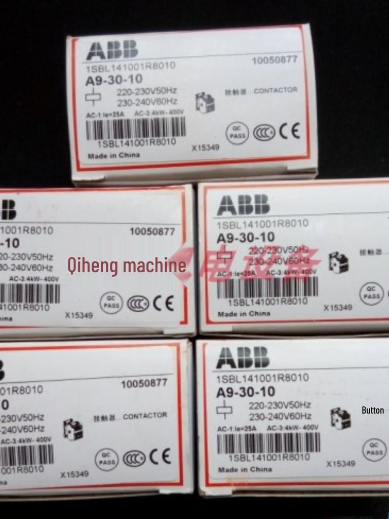 ABB AC Contactor A9-30-10, 220-230V/50Hz or 230-240V/60Hz