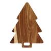 Kitchen Cutting Board Solid Wood Double Sided Christmas Tree Chopping Board For Gatherings Kitchen Household Serving Tools