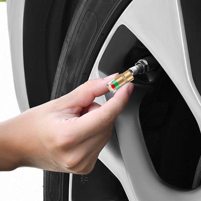 Tire Pressure Valve Caps Air Pressure Gauge Tire Valve Caps 4X Tire Pressure Monitor Car Tire Air Caps Valve Stem Caps Sensor