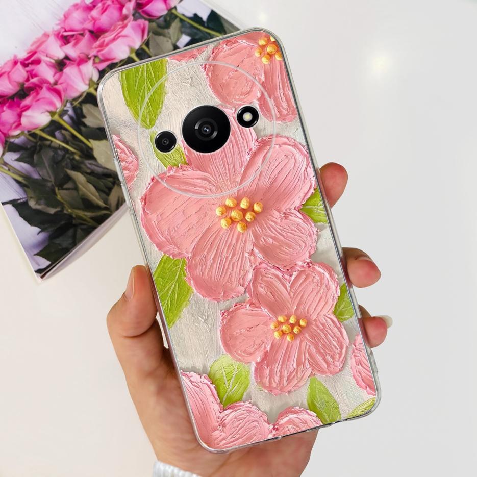 For Xiaomi Redmi A3 Case Cute Fashion Painted Cover Soft Silicone Protective Shell For Xiaomi Redmi A3 RedmiA3 Phone Case Bumper