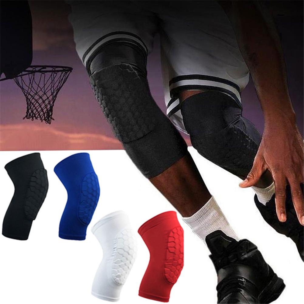1pc Protective Knee Pads Basketball Leg Sleeves Compression Breathable
