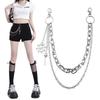Modischer Metallanhänger Hosenkette Punk Rock HipHop Taillenkette Y2K Jeans Hosen Schmuck Zubehör für Männer Frauen