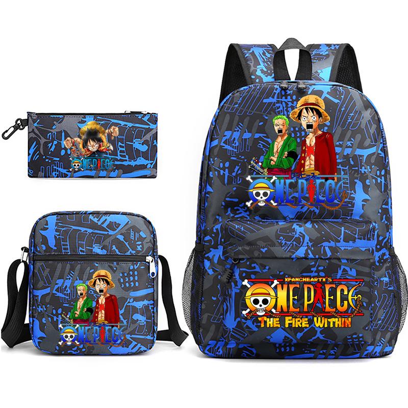 2022 Independent Station Starry Sky 3-piece set ONE PIECE backpack shoulder bag pencil case