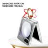 Applicable to Samsung Z flip7 mobile phone case all-inclusive hinge integrated metal ring bracket flip5 anti-drop protective case