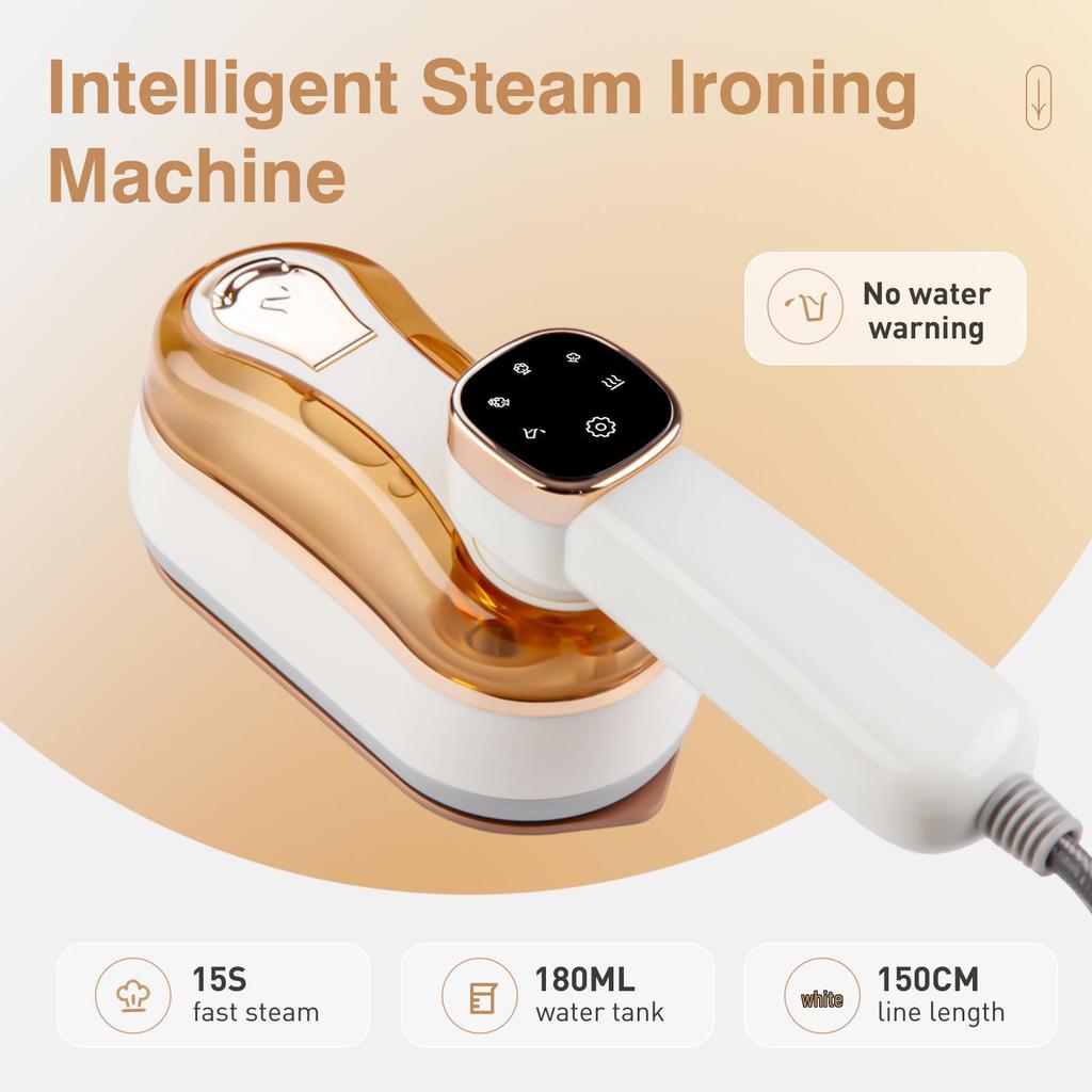 Portable Handheld LCD LED Garment Steamer Iron