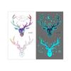1Sheet Fashion Waterproof Blue Luminous Tattoo Sticker Star Feather Tattoo Sticker Body Art Removable Temporary Tattoos