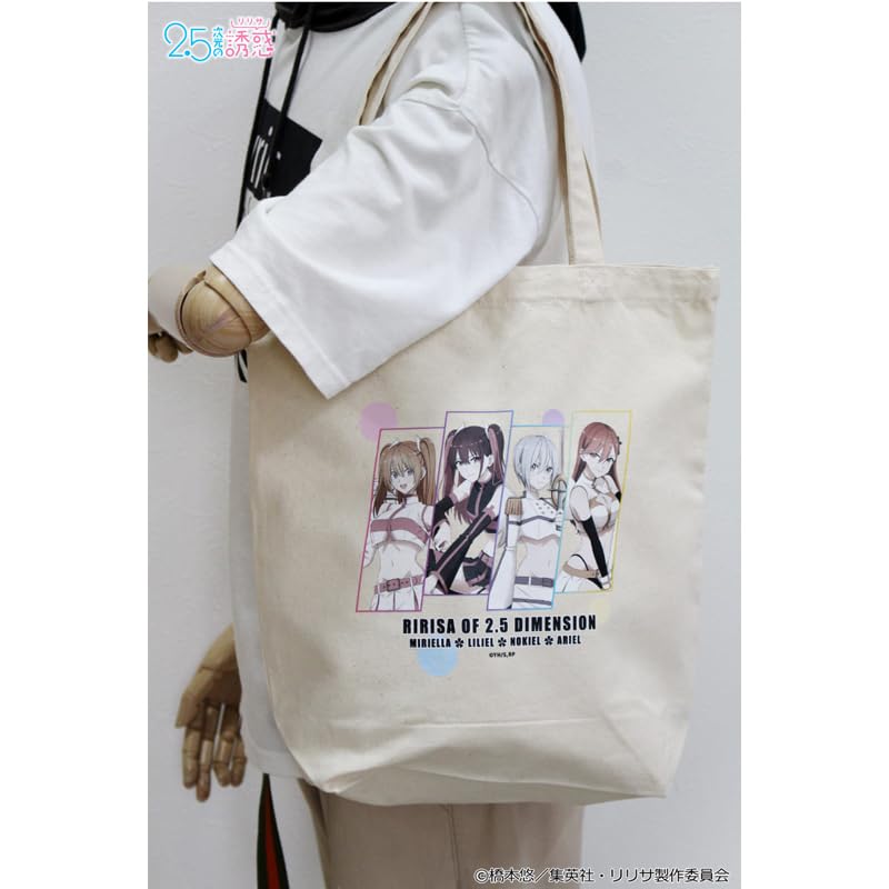 TV Anime [2.5-Dimensional Temptation] Original Canvas Tote Bag: Angel Airborne Forces Ver.