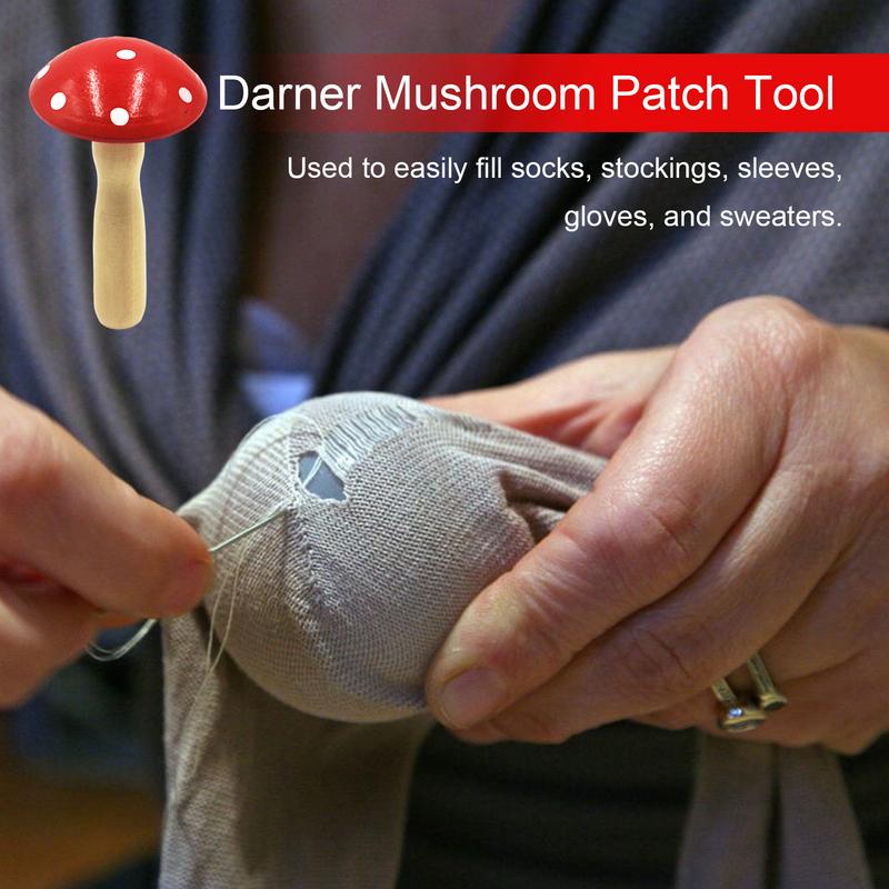 

DIY Ручная Заплатка Швейное Рукоделие Деревянный Гриб Игла для Заплаток Брюки Носки Швейная Нить Заплатка DIY Аксессуар China Mainland
