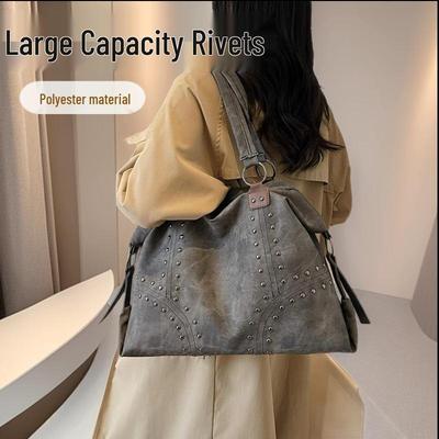 Women's Retro Fashion Handbag - Large Capacity, Lightweight Shoulder Tote