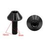8pcs Black Aluminum Alloy Motorcycle Car Hex Socket Bolts Screws M6 X 16