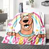1Pc Scoobydoo Mystery Machine Blanket For Couch Bed Plush Cozy Fuzzy Blanket Super Soft Warm Blankets For Fall And Winter 0918155