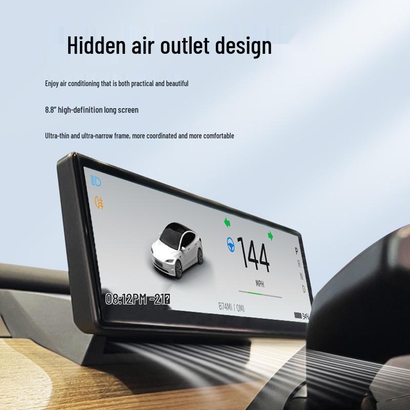 

Tesla Model 3/Y 8.8-inch LCD Screen with CarPlay and OTA Upgrade Front Camera (Optional)