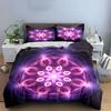Floral Pattern Home Decoration Set Soft Comfortable Duvet Cover Bedding Set Included 1*Duvet Cover & 2*Pillowcases, Gift