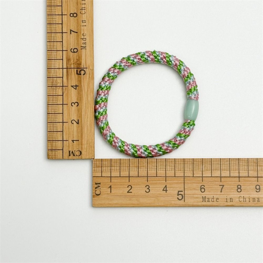 8pcs/Set Hair Tie Basic Hair Rope Set Ponytail Holder Colorful Hair Scrunchies  Spring Summer