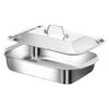 Extra Thick Stainless Steel Roasting Pan Set