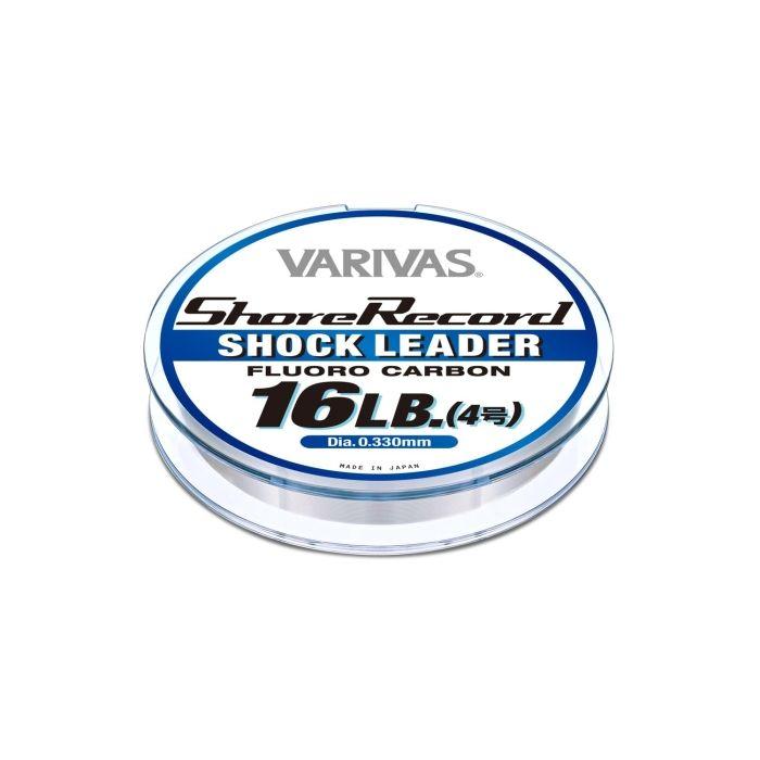 Used [New/Ships in 4 business days] Varibus Shore Record Shock Leader Fluorocarbon 30m 16LB (4 go)