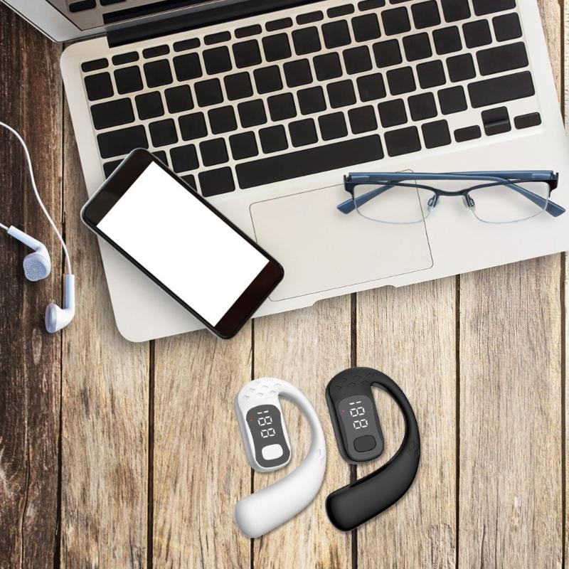 Digital Sports Headphone Bluetooth-compatible 5.4 Ear Hook Earbuds 180° Rotation with Low Latency and Noise Reduction