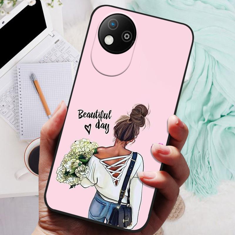 For  ZTE Blade A35 Lite Case Lion Wolf Silicone Soft Back Cover For ZTE Blade A35 Core Phone Case A35Lite 2024 Protective Shell