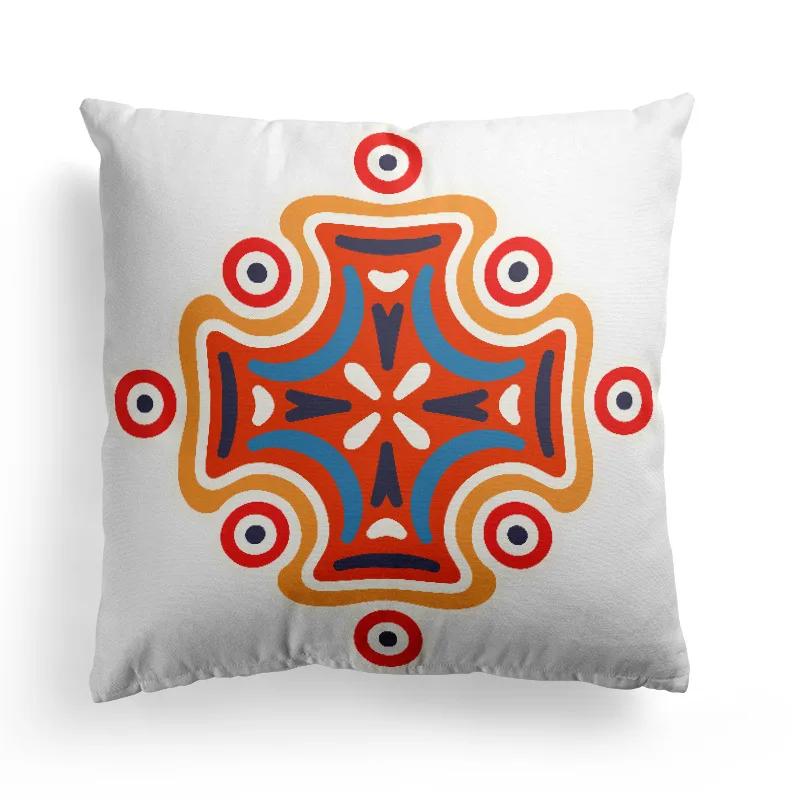 Creative Modern Ethnic Geometry Pillowcase Simple Black/White Sofa Cushion Case Hot Nordic Livingroom Bedroom Decorative Pillows